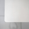 Classic White Quartz worktop corner close-up showing a rounded edge and smooth white finish