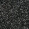 Close up slab photo of Nero Impala Granite showing a dense dark grey speckled pattern and fine grain across the surface.
